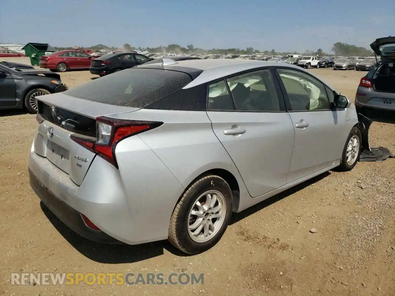 3 Photograph of a damaged car JTDKAMFUXM3134235 TOYOTA PRIUS 2021