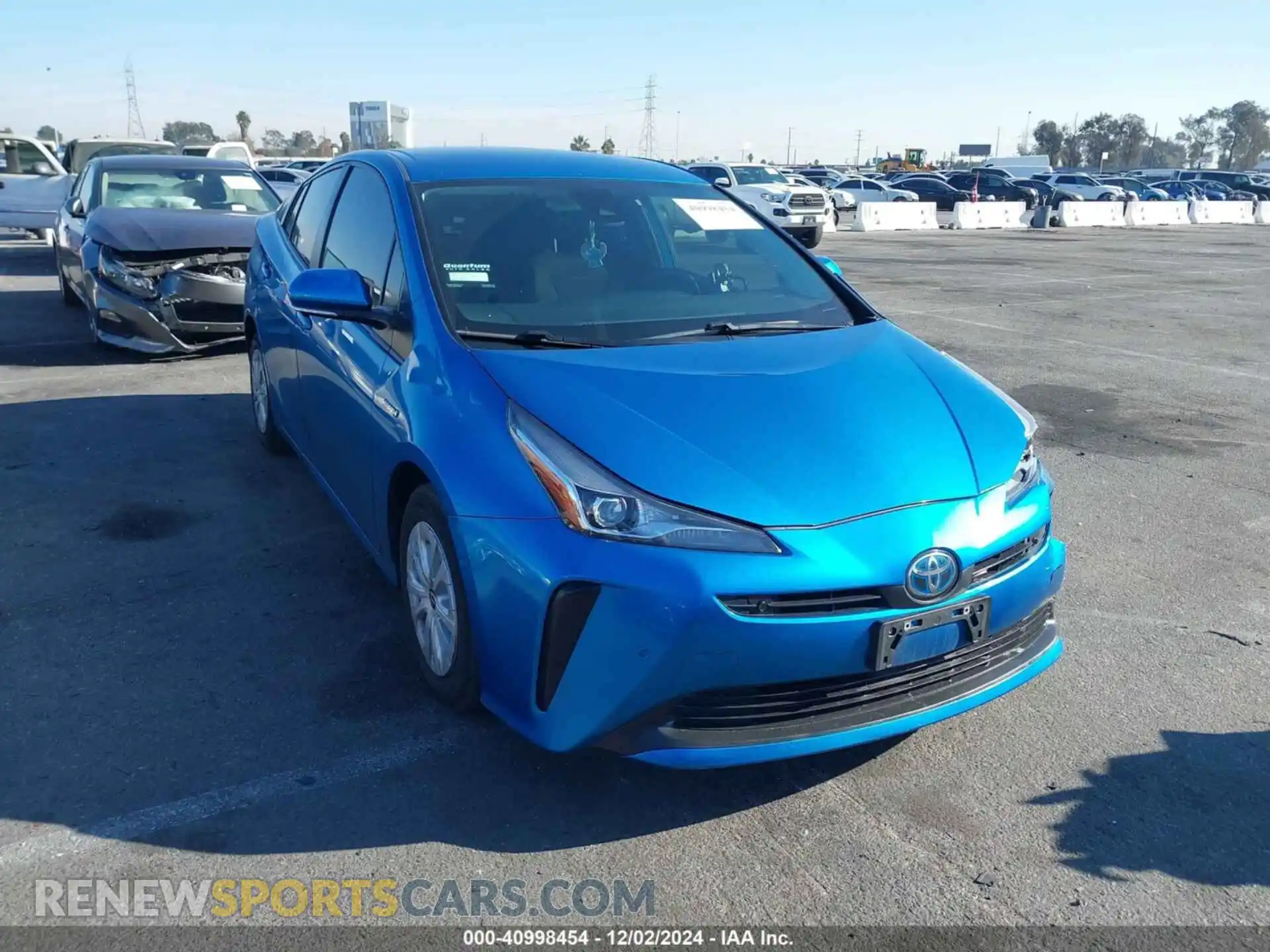 1 Photograph of a damaged car JTDKAMFUXM3134462 TOYOTA PRIUS 2021