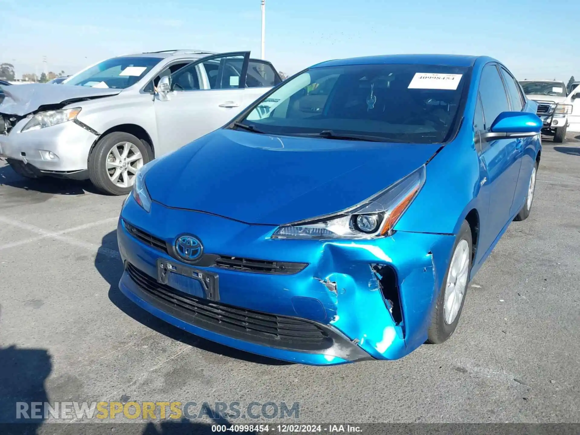 2 Photograph of a damaged car JTDKAMFUXM3134462 TOYOTA PRIUS 2021