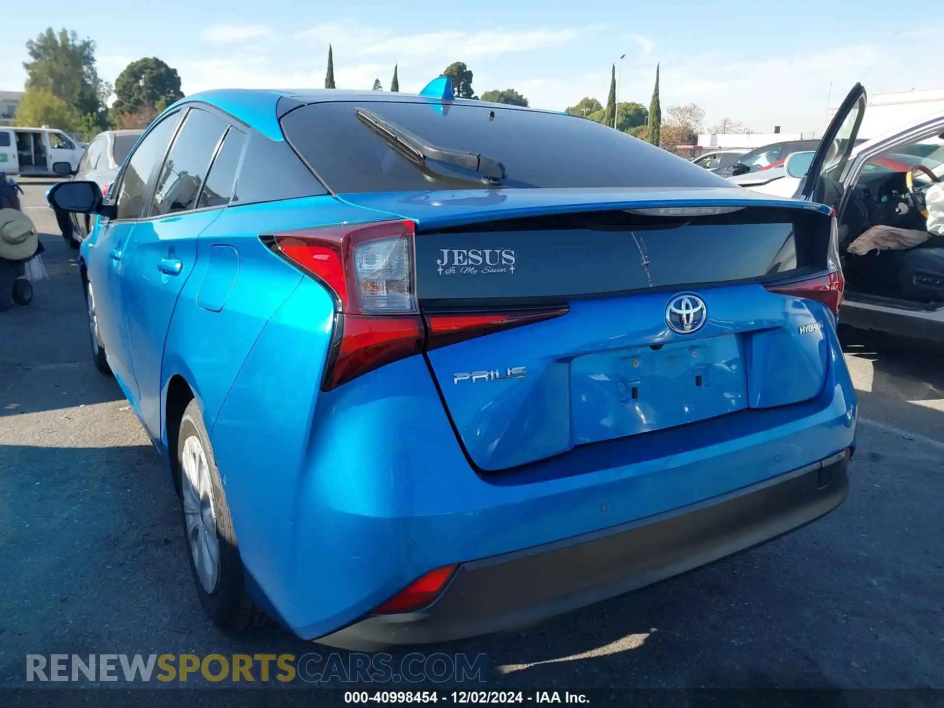 3 Photograph of a damaged car JTDKAMFUXM3134462 TOYOTA PRIUS 2021