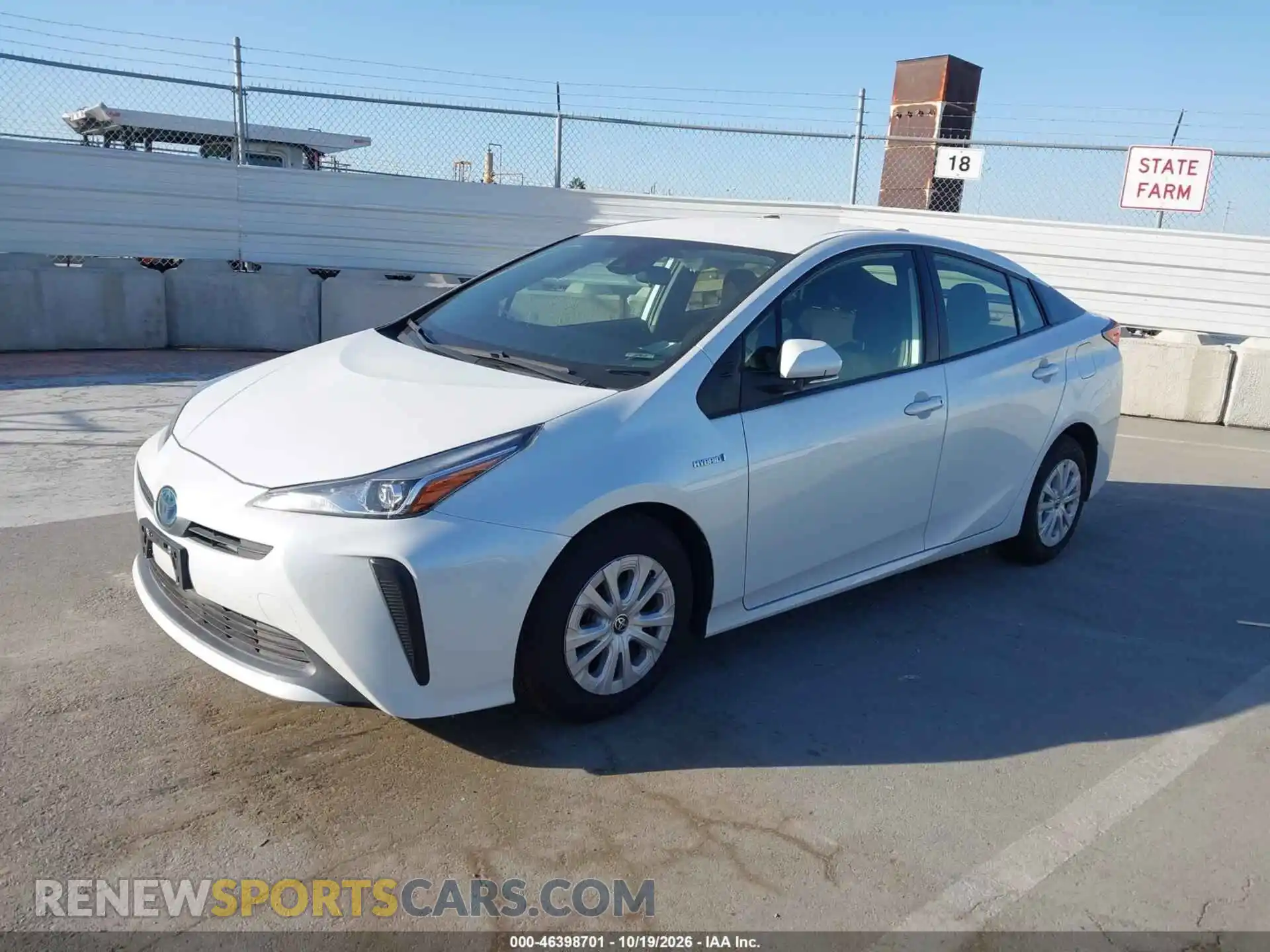 2 Photograph of a damaged car JTDKAMFUXM3135689 TOYOTA PRIUS 2021