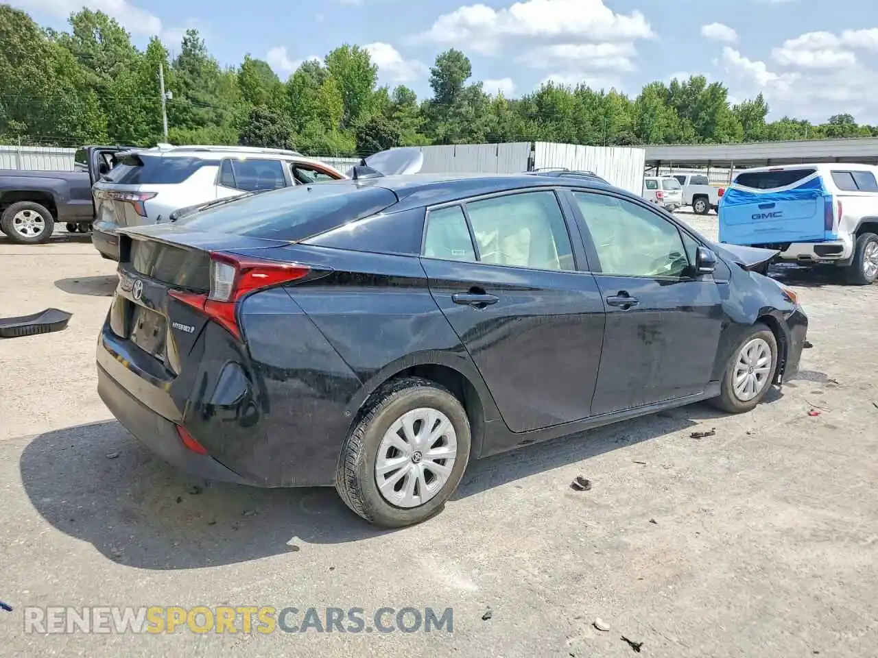 3 Photograph of a damaged car JTDKAMFUXM3140374 TOYOTA PRIUS 2021