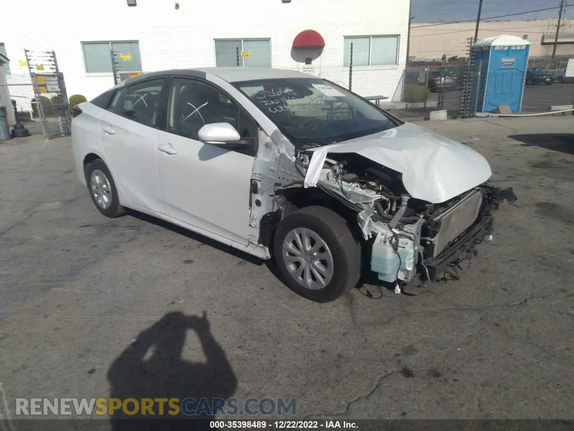 1 Photograph of a damaged car JTDKAMFUXM3140830 TOYOTA PRIUS 2021