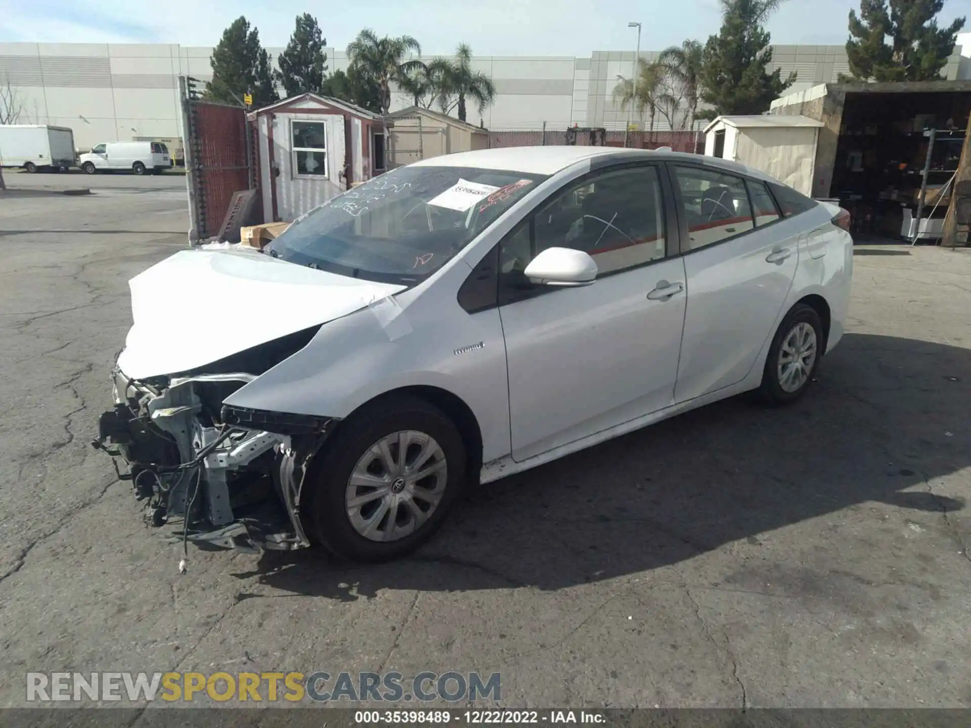 2 Photograph of a damaged car JTDKAMFUXM3140830 TOYOTA PRIUS 2021