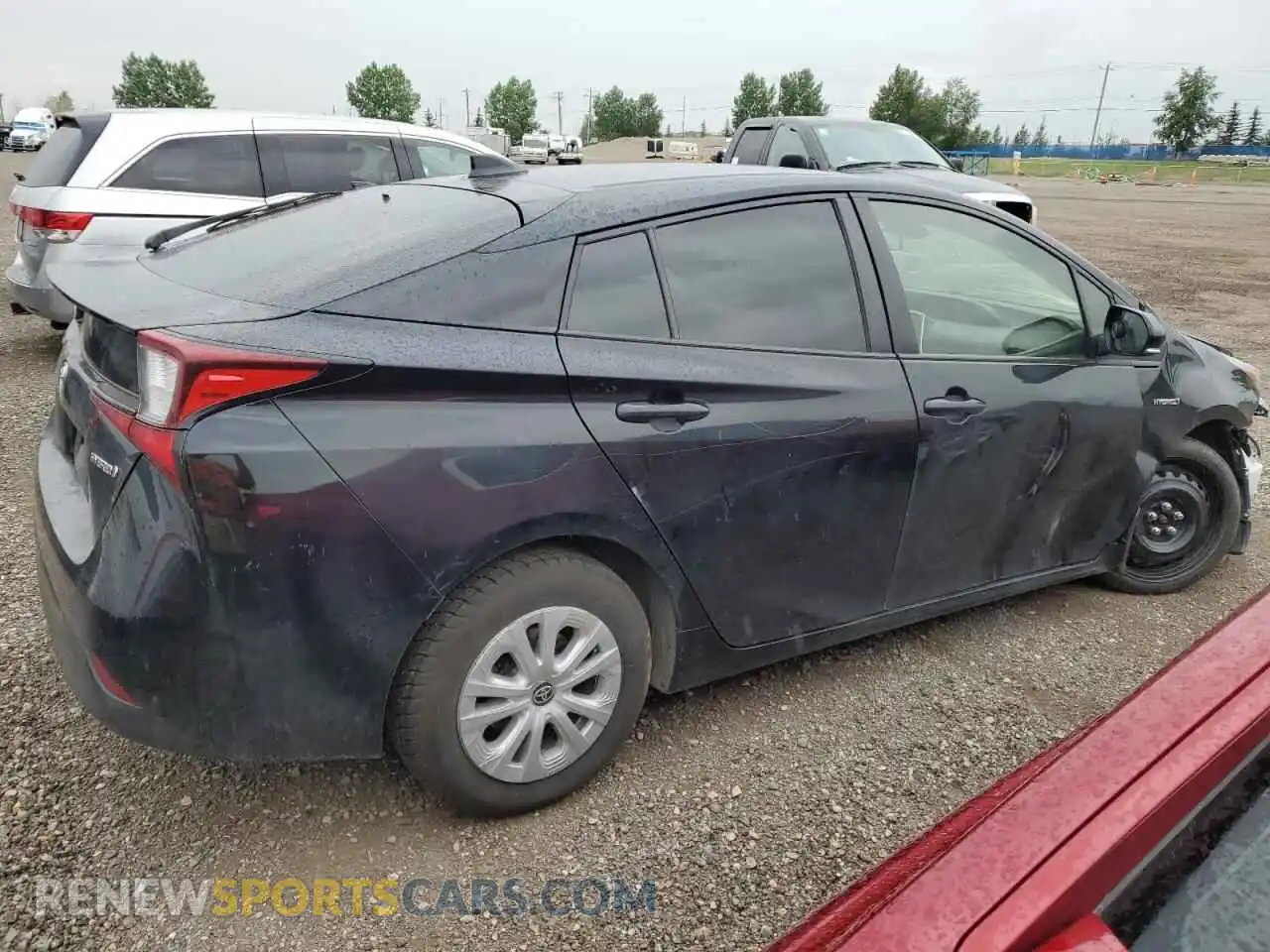3 Photograph of a damaged car JTDKAMFUXM3143971 TOYOTA PRIUS 2021