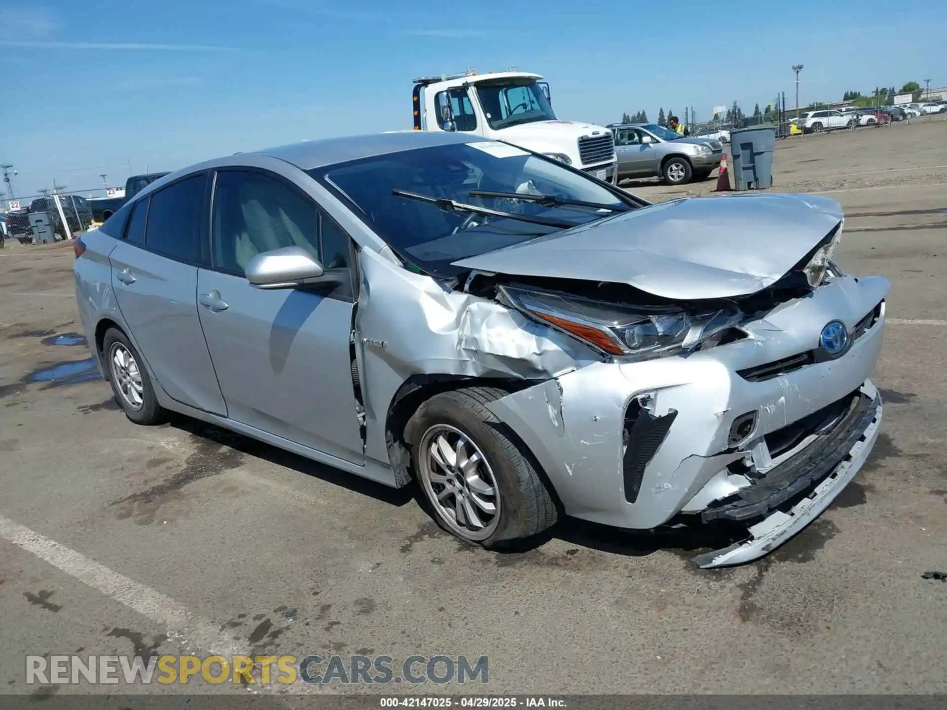 1 Photograph of a damaged car JTDKAMFUXM3144991 TOYOTA PRIUS 2021