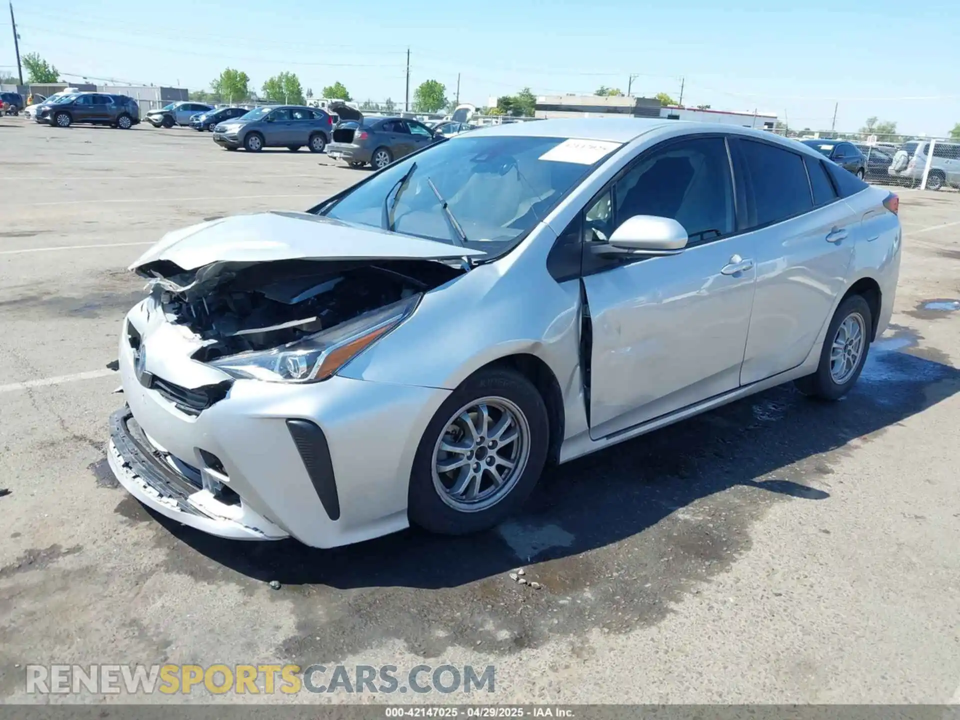 2 Photograph of a damaged car JTDKAMFUXM3144991 TOYOTA PRIUS 2021