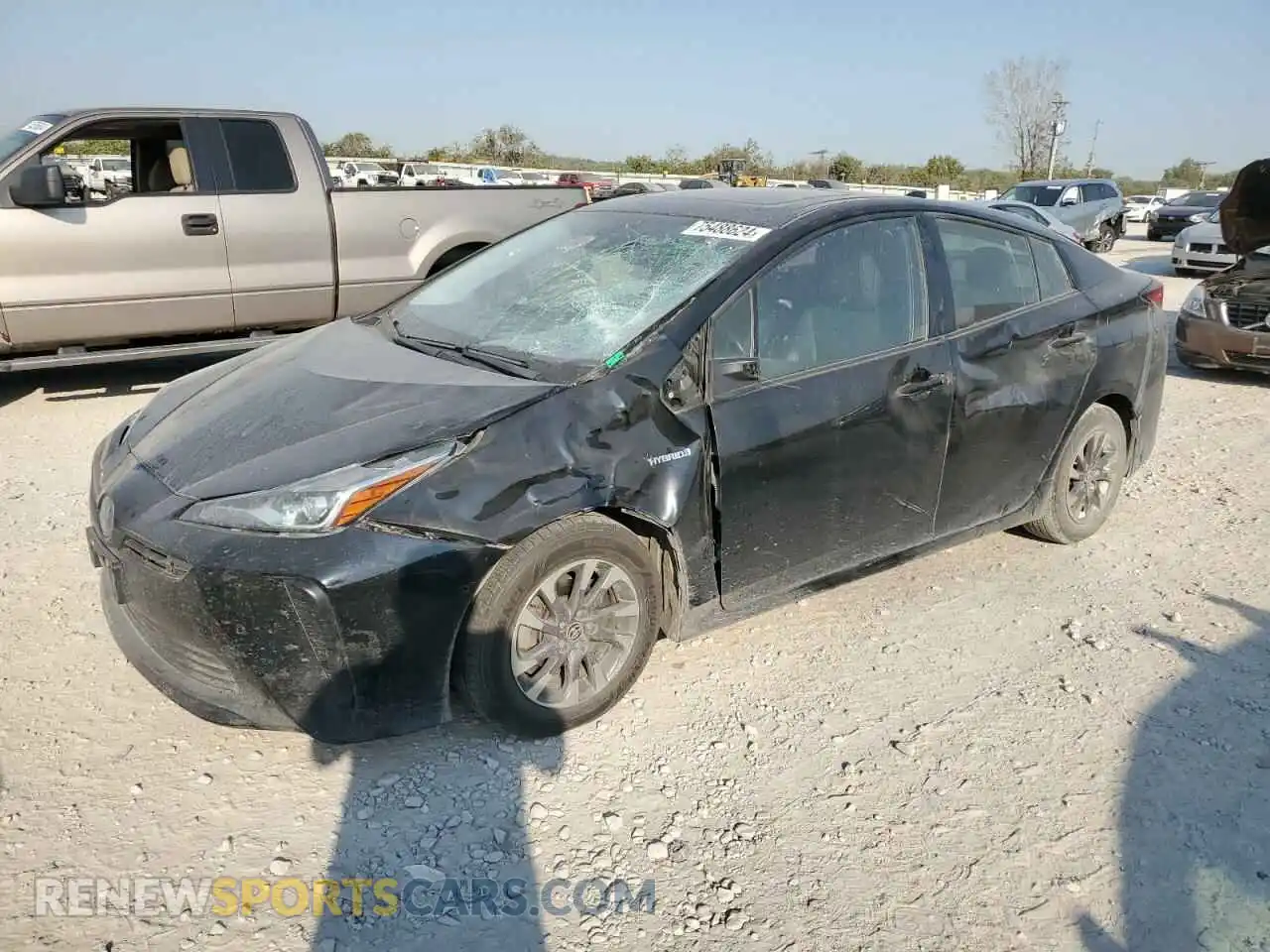 1 Photograph of a damaged car JTDKAMFUXM3147115 TOYOTA PRIUS 2021