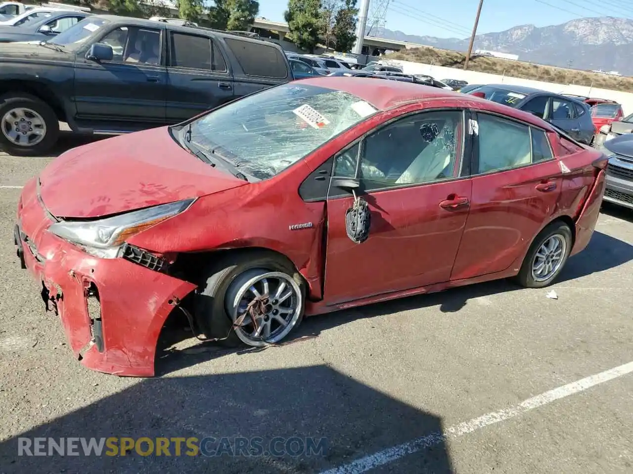 1 Photograph of a damaged car JTDKAMFUXM3148409 TOYOTA PRIUS 2021