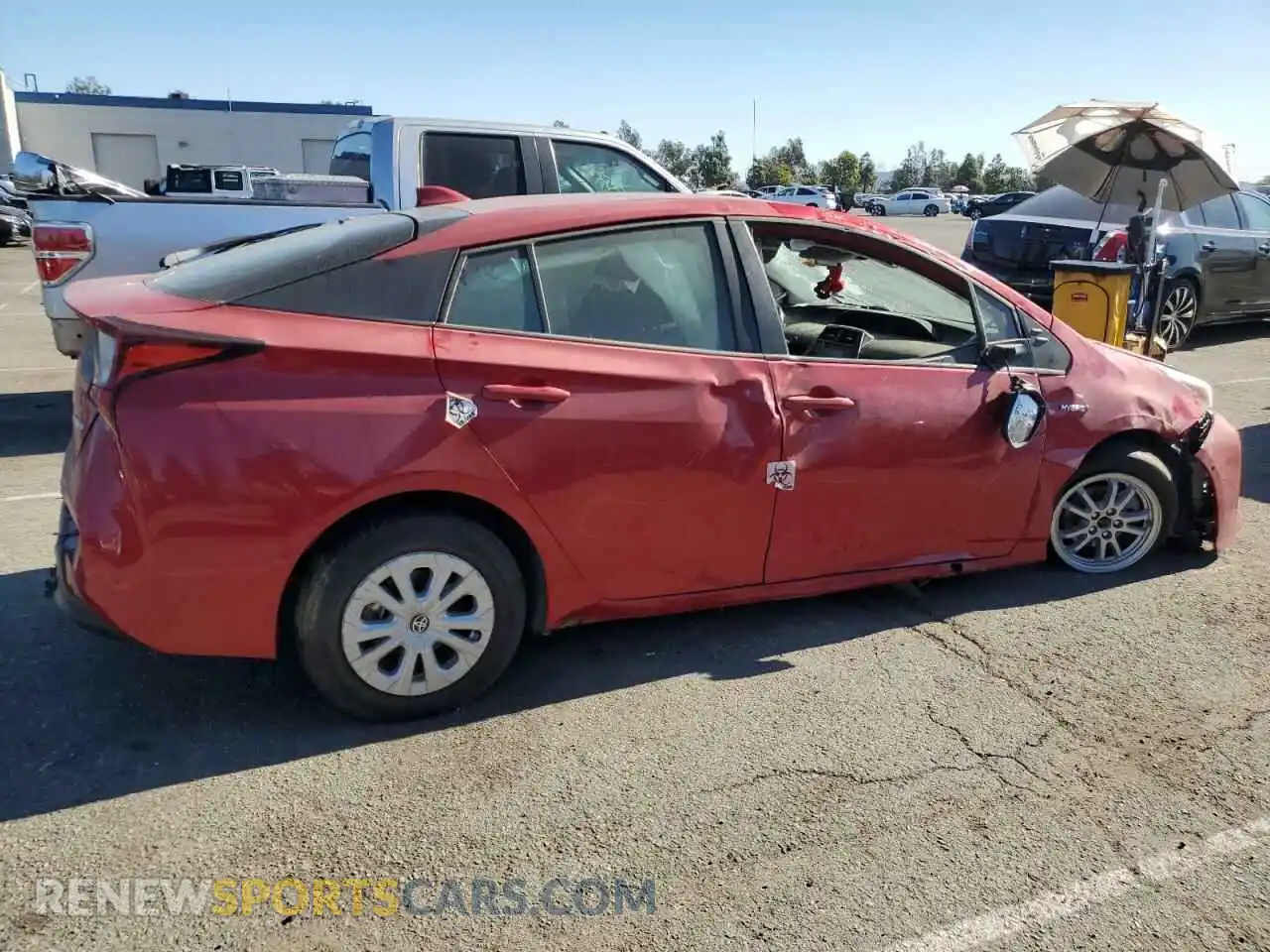 3 Photograph of a damaged car JTDKAMFUXM3148409 TOYOTA PRIUS 2021