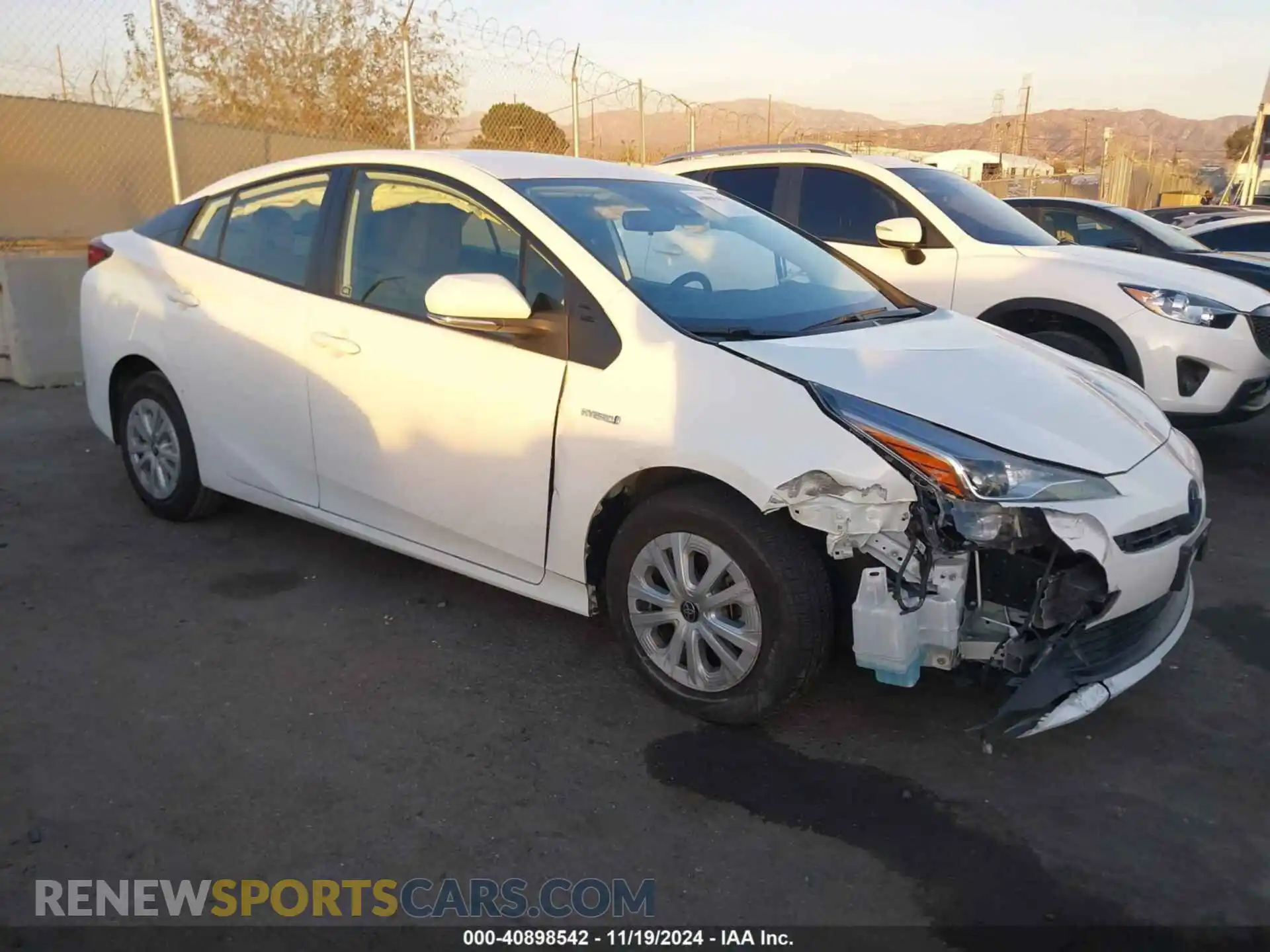 1 Photograph of a damaged car JTDKAMFUXM3149771 TOYOTA PRIUS 2021