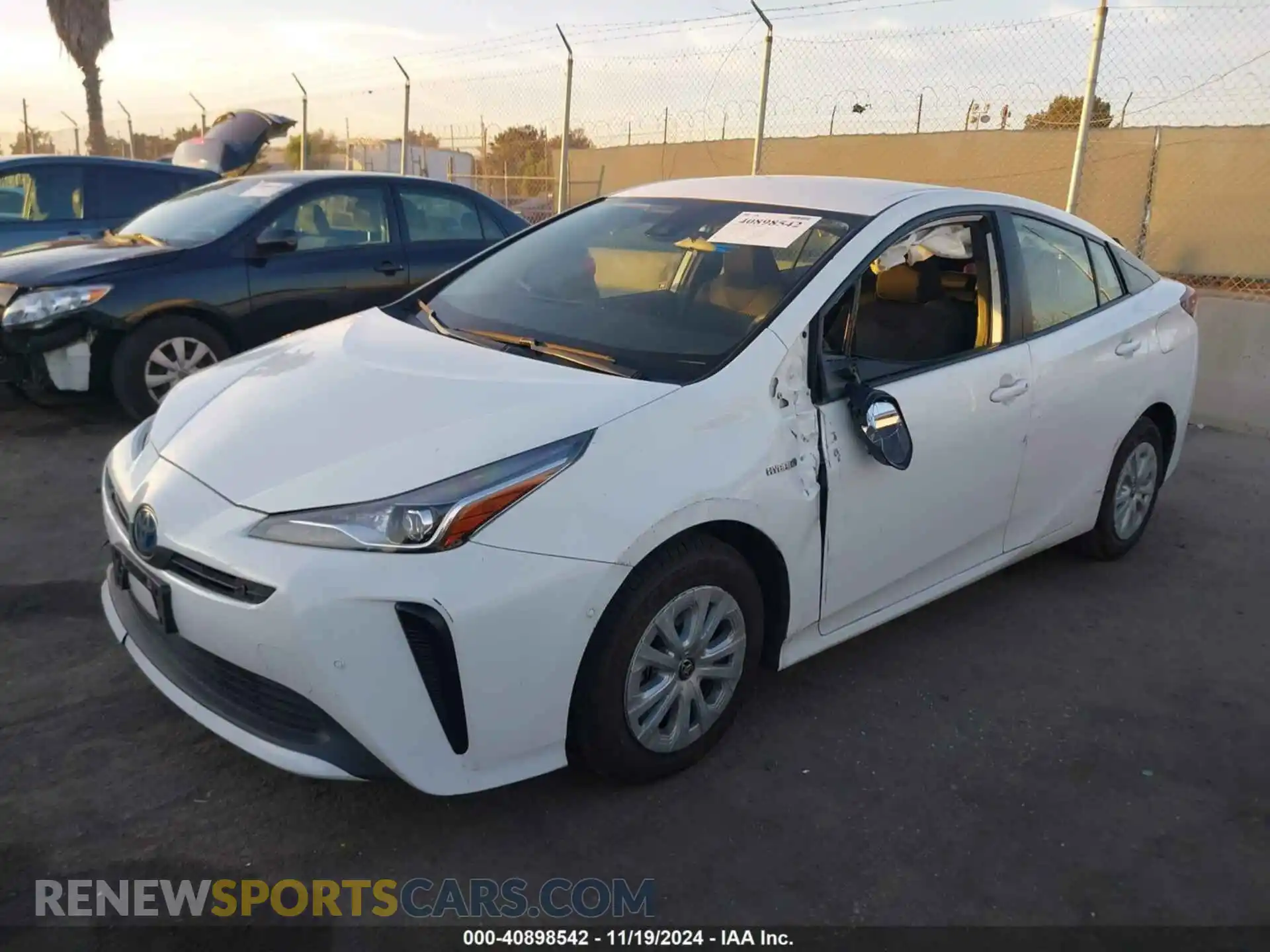2 Photograph of a damaged car JTDKAMFUXM3149771 TOYOTA PRIUS 2021