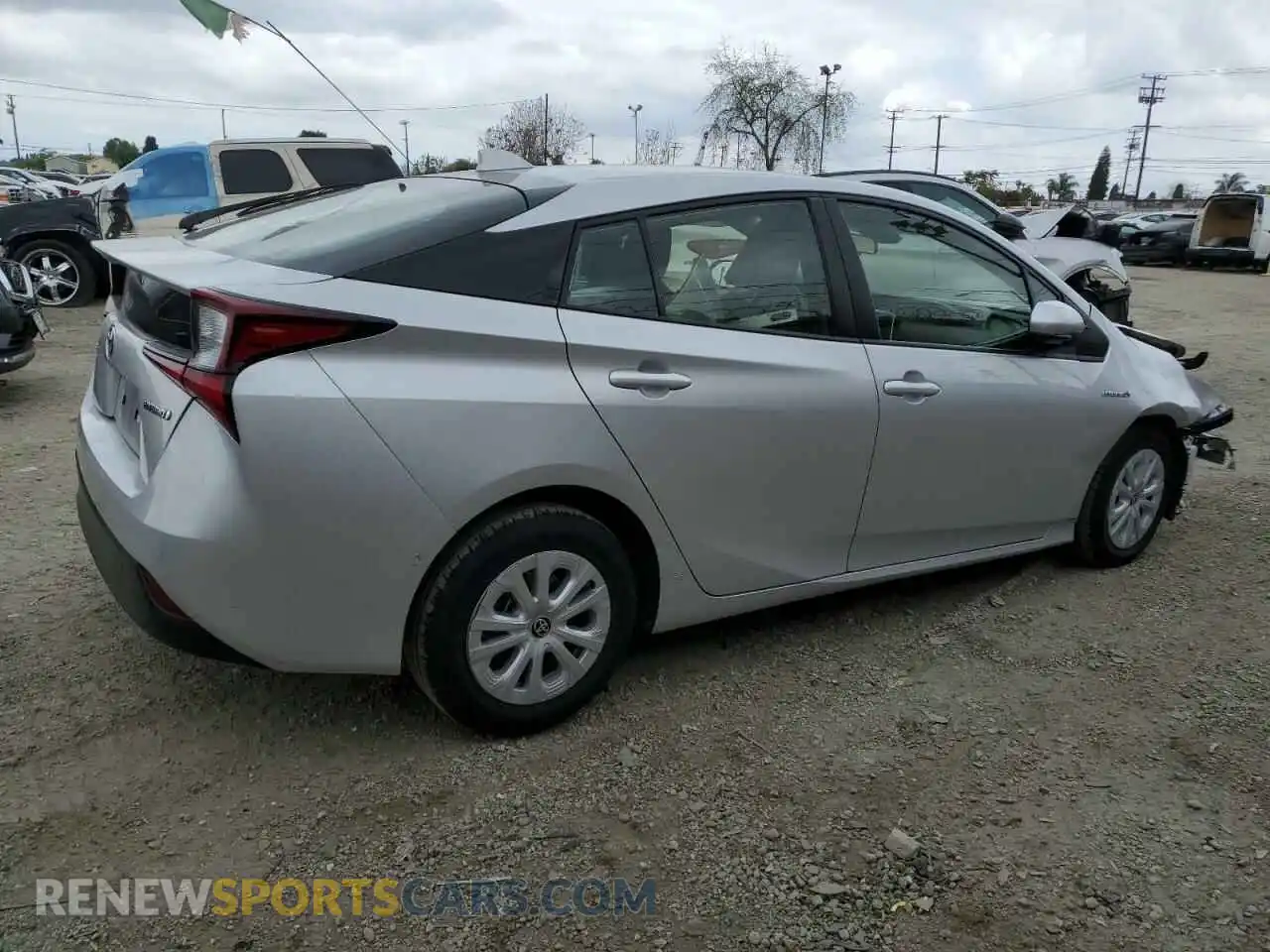 3 Photograph of a damaged car JTDKAMFUXM3150256 TOYOTA PRIUS 2021