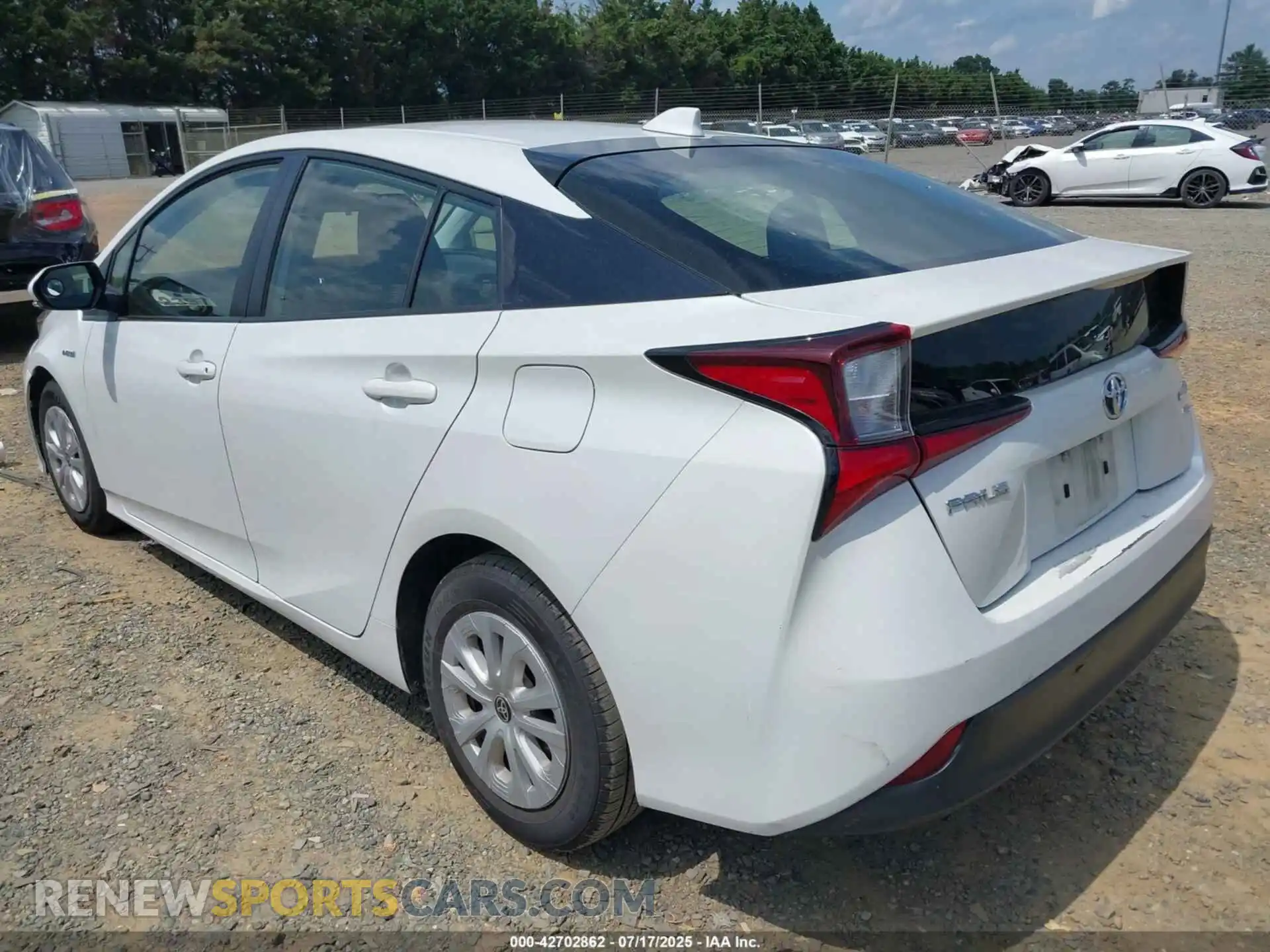 3 Photograph of a damaged car JTDKAMFUXM3151925 TOYOTA PRIUS 2021