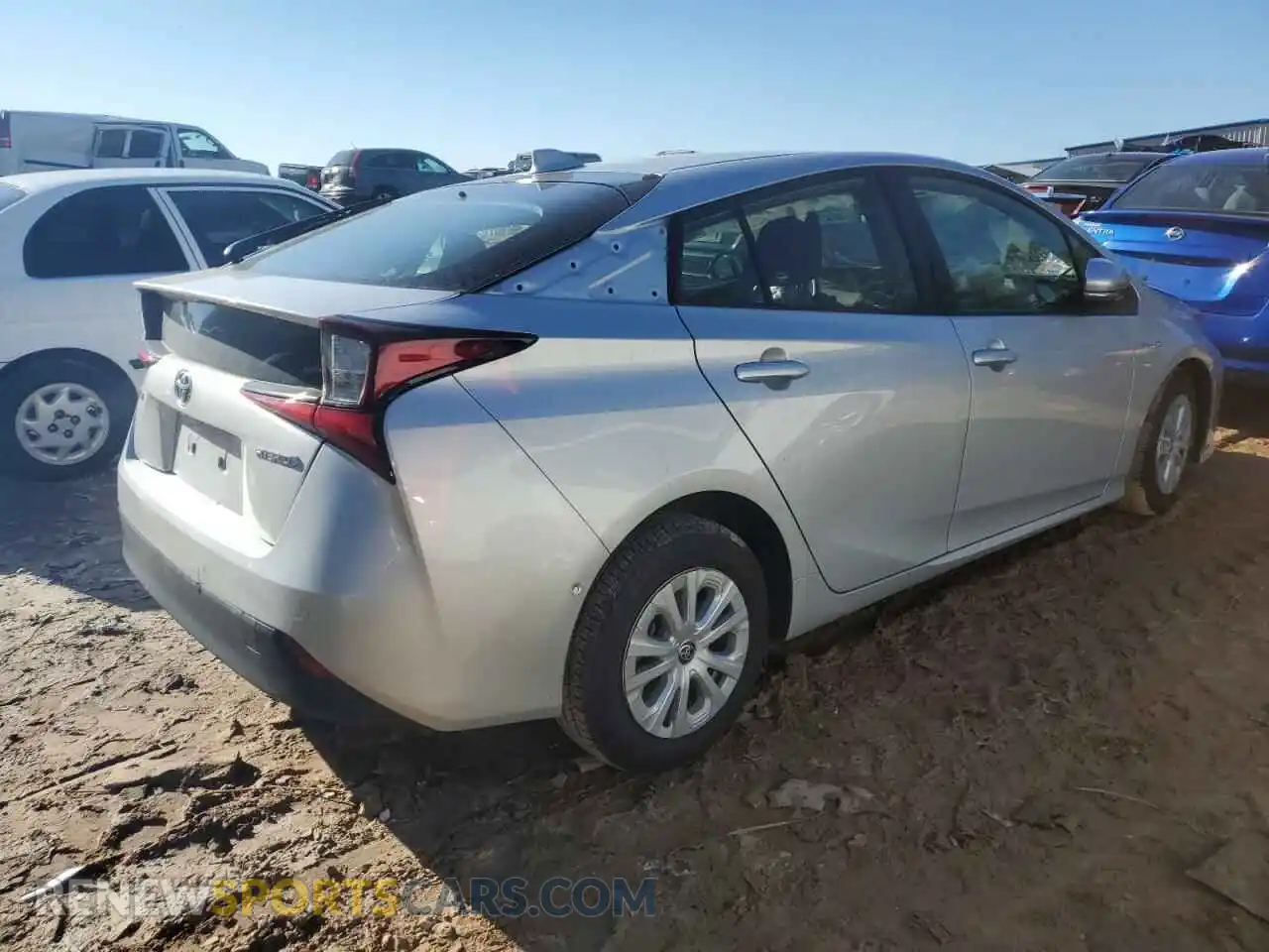 3 Photograph of a damaged car JTDKAMFUXM3153061 TOYOTA PRIUS 2021