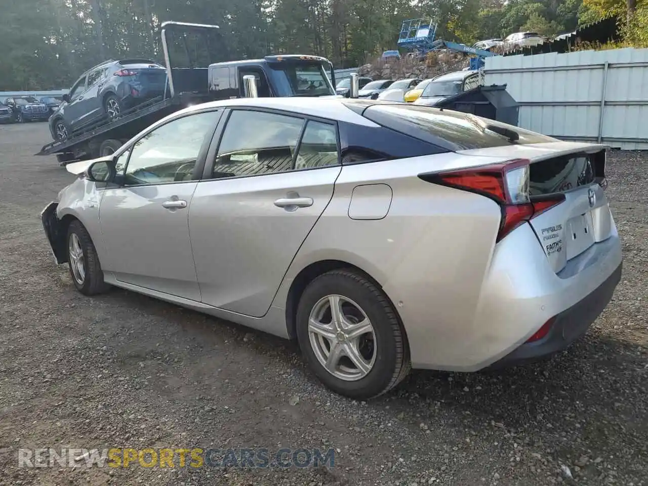 2 Photograph of a damaged car JTDL9MFU0M3026669 TOYOTA PRIUS 2021