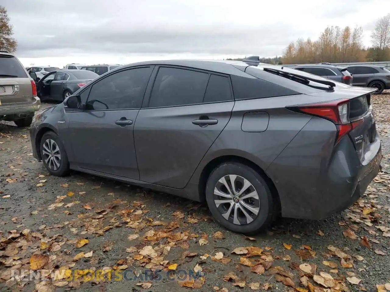 2 fotografías del automóvil dañado JTDL9MFU0M3028227 TOYOTA PRIUS 2021