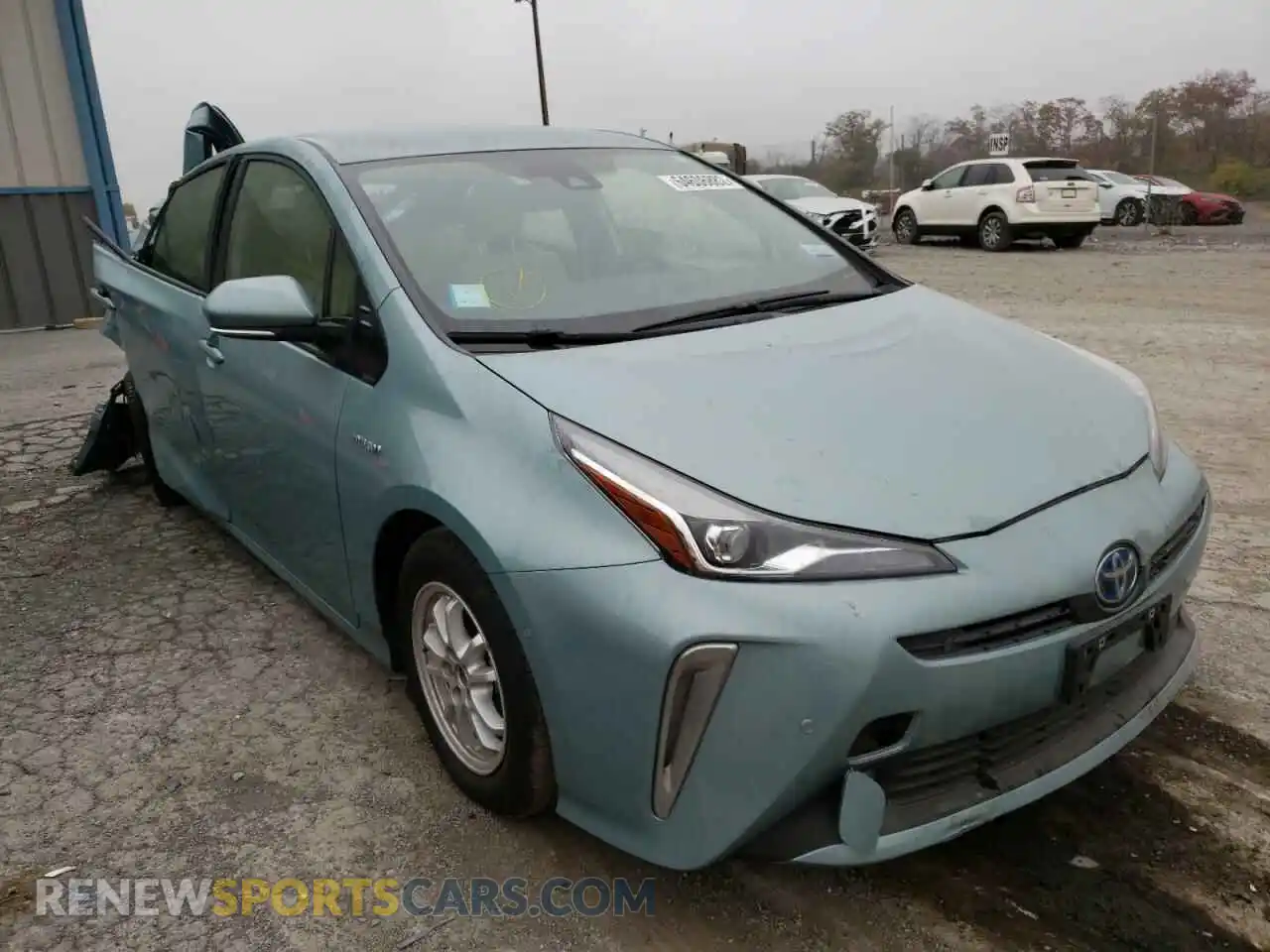 1 Photograph of a damaged car JTDL9MFU0M3028857 TOYOTA PRIUS 2021
