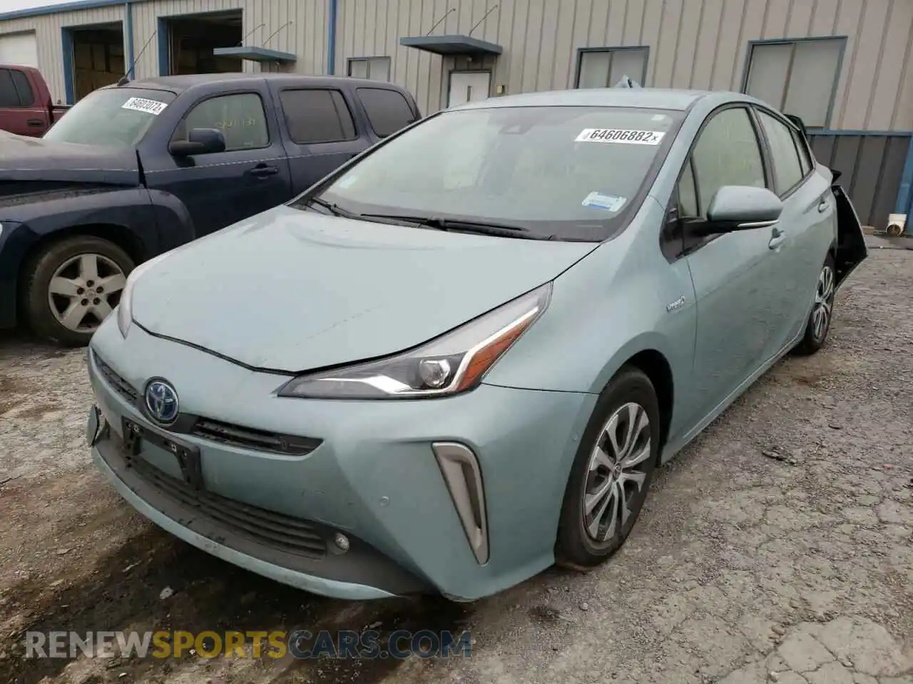 2 Photograph of a damaged car JTDL9MFU0M3028857 TOYOTA PRIUS 2021