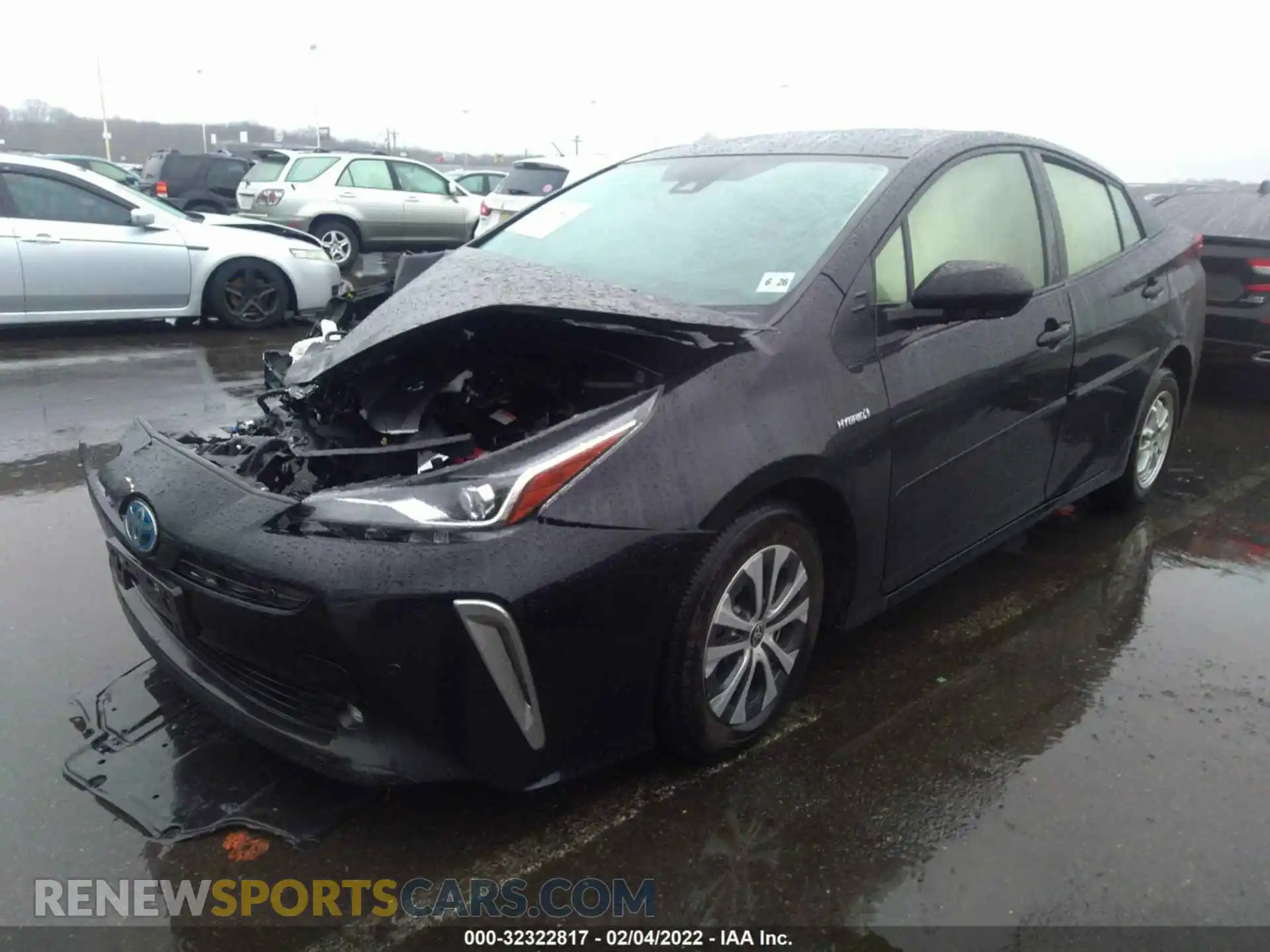 2 Photograph of a damaged car JTDL9MFU1M3022744 TOYOTA PRIUS 2021