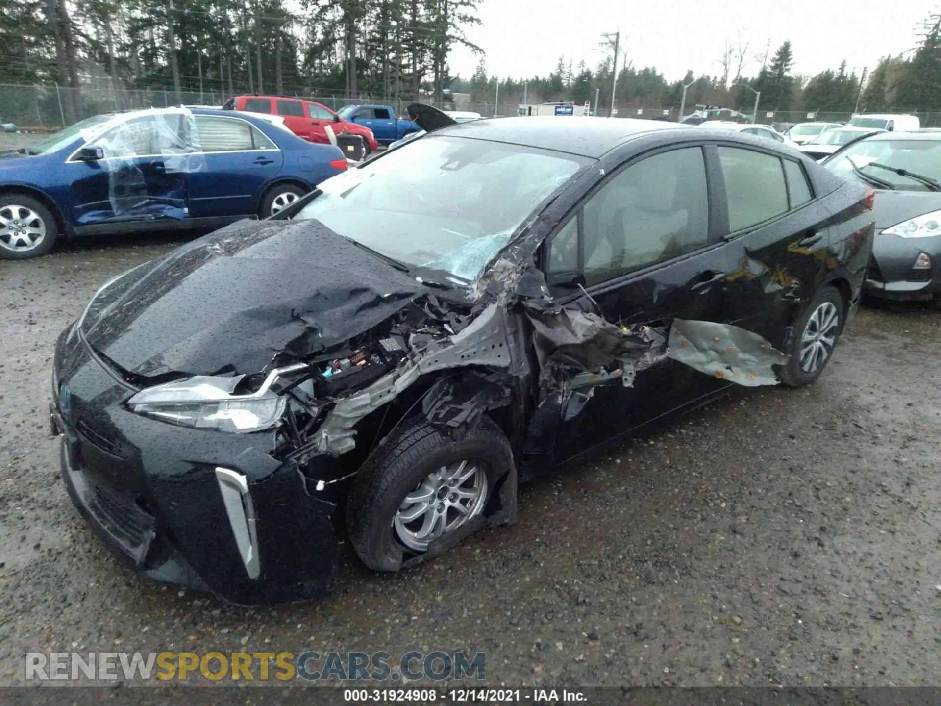 2 Photograph of a damaged car JTDL9MFU1M3024624 TOYOTA PRIUS 2021