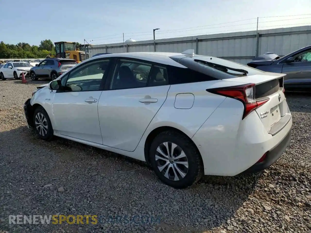 2 fotografías del automóvil dañado JTDL9MFU1M3031184 TOYOTA PRIUS 2021