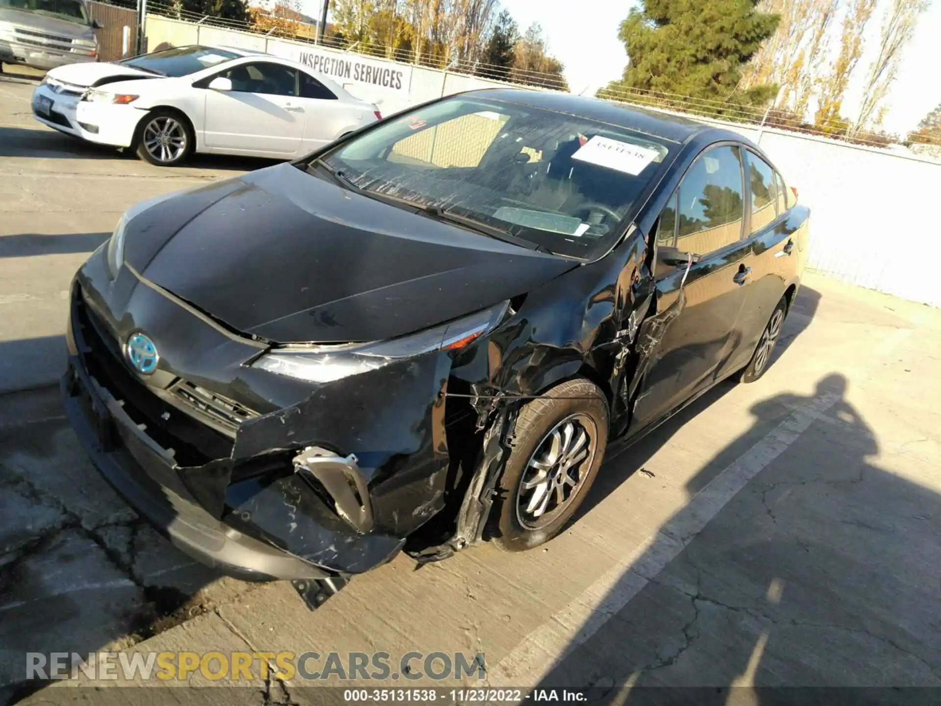 2 Photograph of a damaged car JTDL9MFU2M3026088 TOYOTA PRIUS 2021