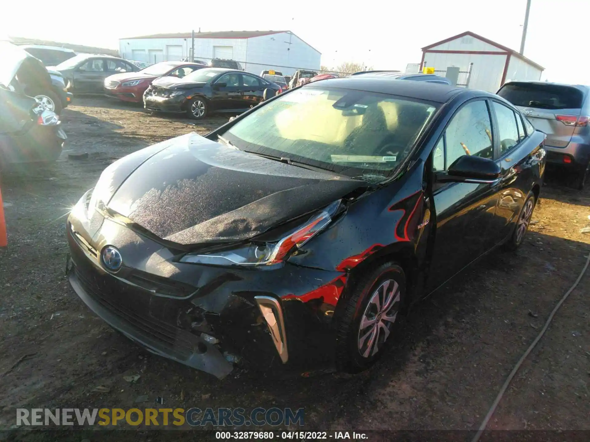 2 Фотография поврежденного автомобиля JTDL9MFU2M3027466 TOYOTA PRIUS 2021