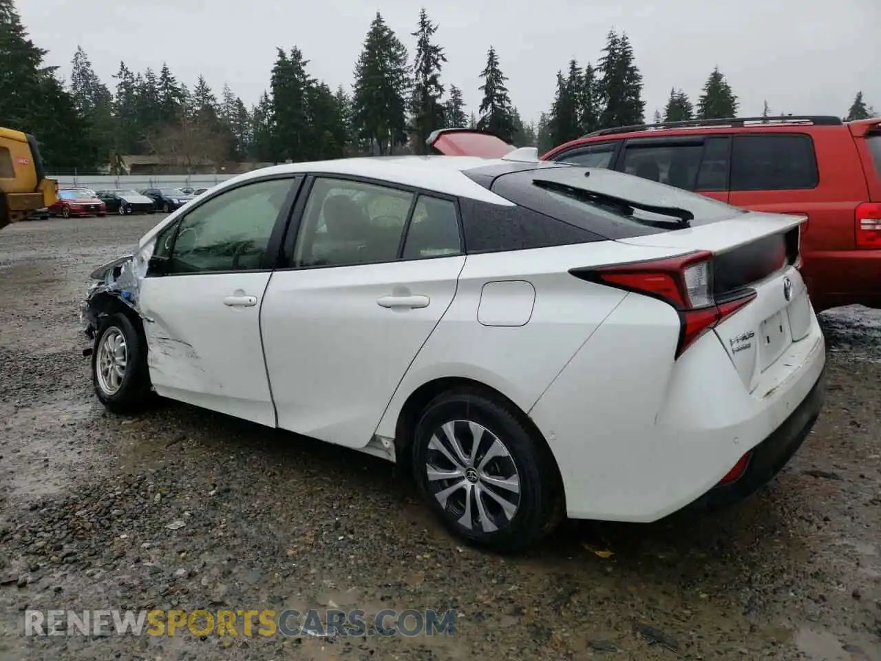 2 Photograph of a damaged car JTDL9MFU2M3028861 TOYOTA PRIUS 2021