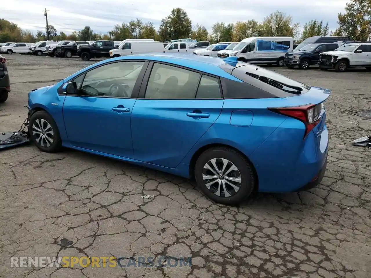 2 Photograph of a damaged car JTDL9MFU2M3028939 TOYOTA PRIUS 2021