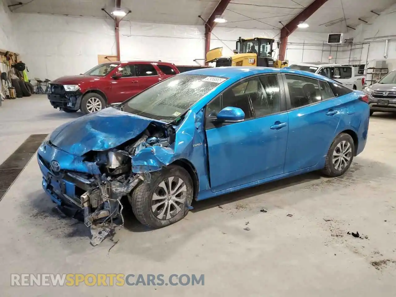 1 Photograph of a damaged car JTDL9MFU2M3029444 TOYOTA PRIUS 2021