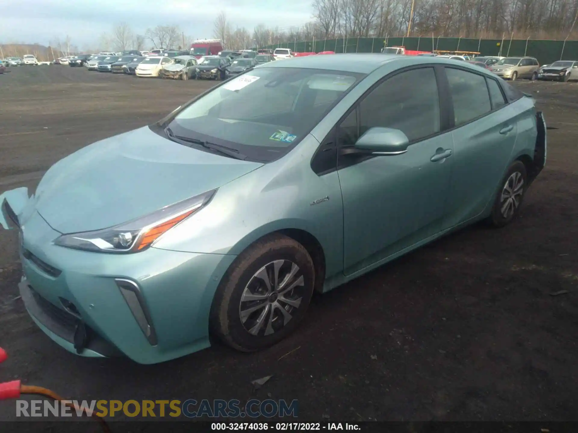 2 Photograph of a damaged car JTDL9MFU3M3029999 TOYOTA PRIUS 2021