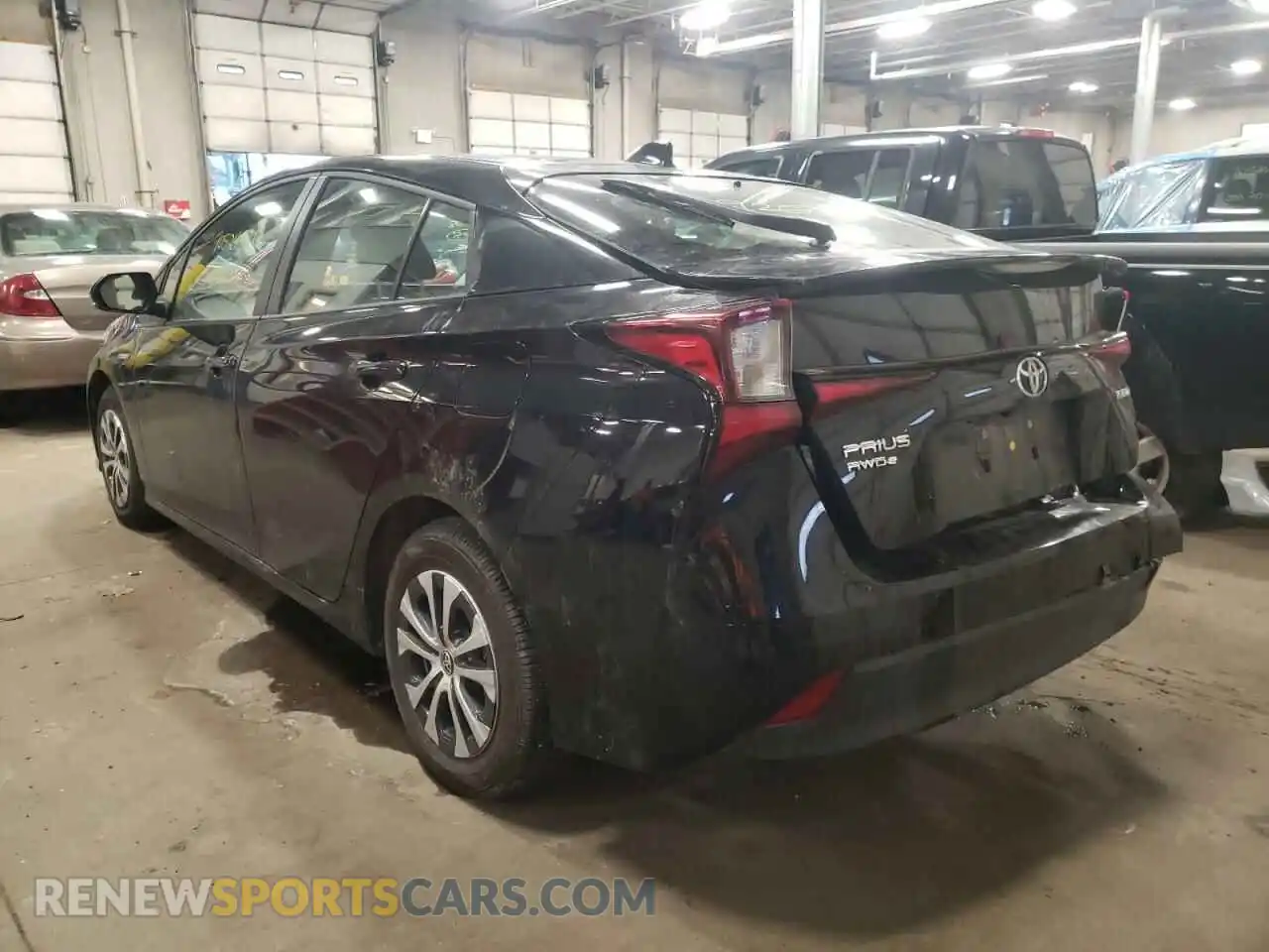 3 Photograph of a damaged car JTDL9MFU4M3024889 TOYOTA PRIUS 2021