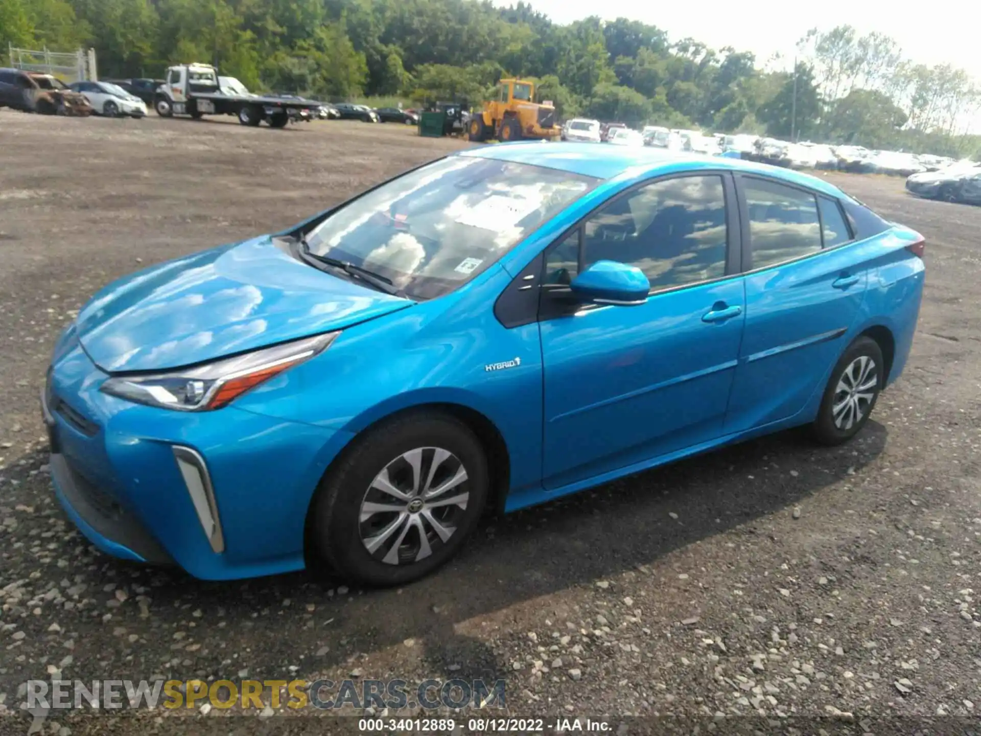 2 Photograph of a damaged car JTDL9MFU4M3030076 TOYOTA PRIUS 2021