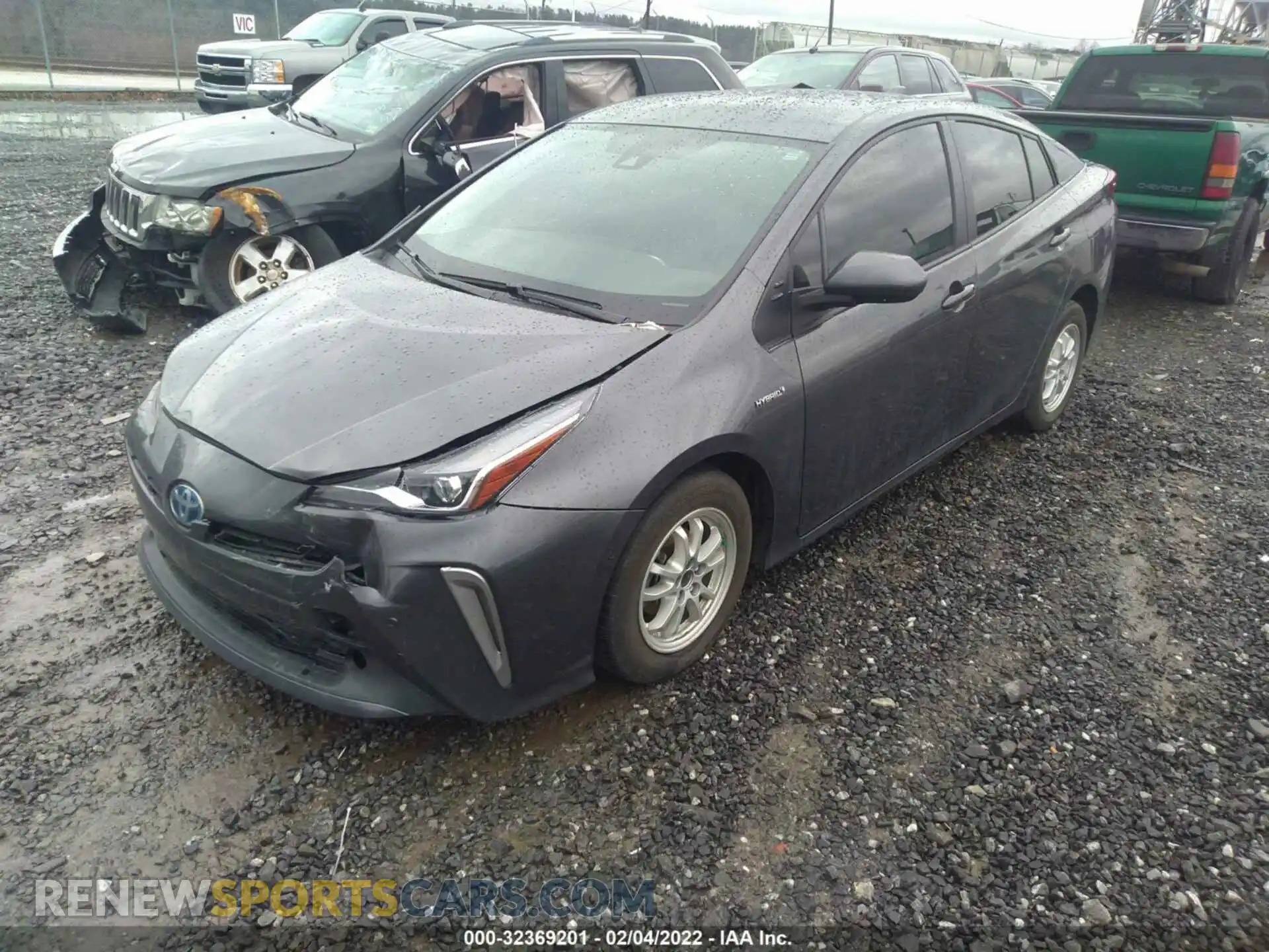 2 Photograph of a damaged car JTDL9MFU4M3030692 TOYOTA PRIUS 2021