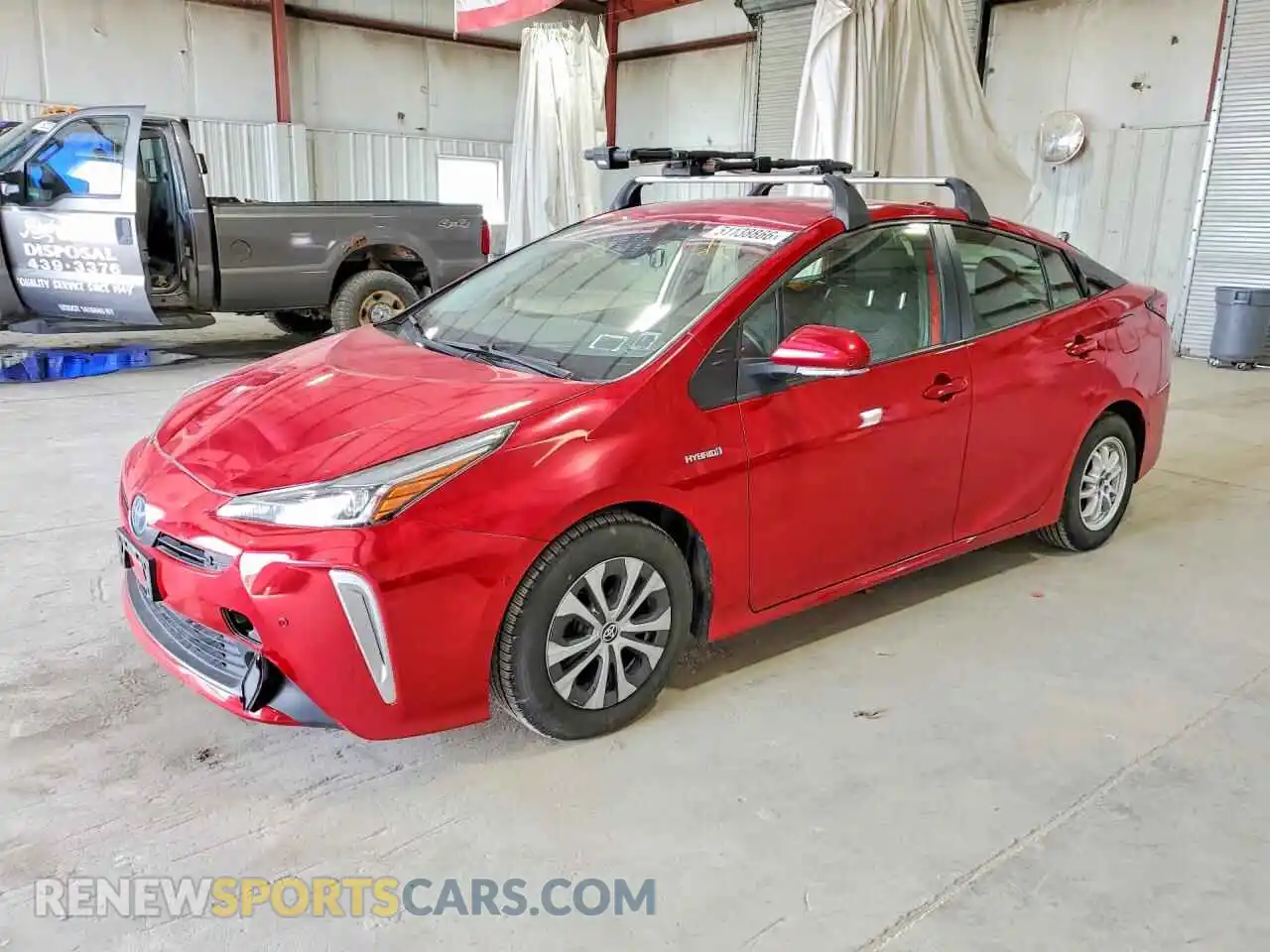 1 Photograph of a damaged car JTDL9MFU5M3027011 TOYOTA PRIUS 2021