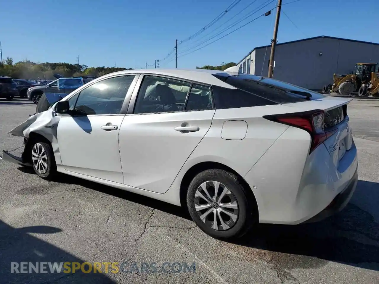 2 Photograph of a damaged car JTDL9MFU6M3024327 TOYOTA PRIUS 2021