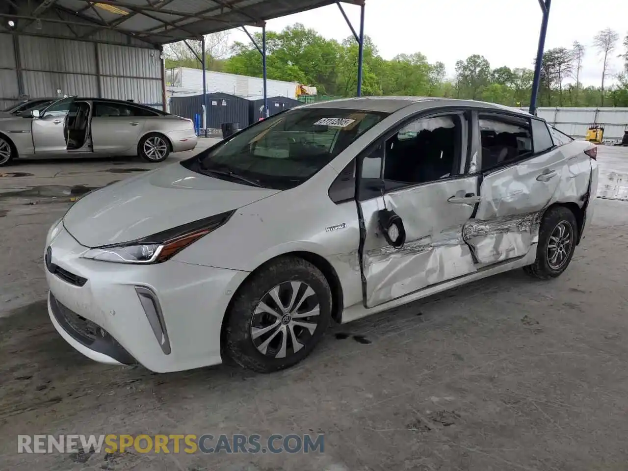 1 Фотография поврежденного автомобиля JTDL9MFU6M3030578 TOYOTA PRIUS 2021