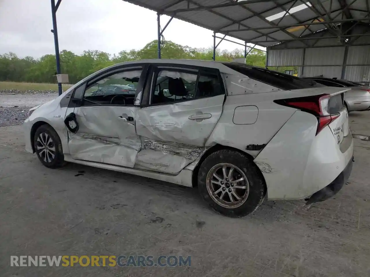 2 Фотография поврежденного автомобиля JTDL9MFU6M3030578 TOYOTA PRIUS 2021