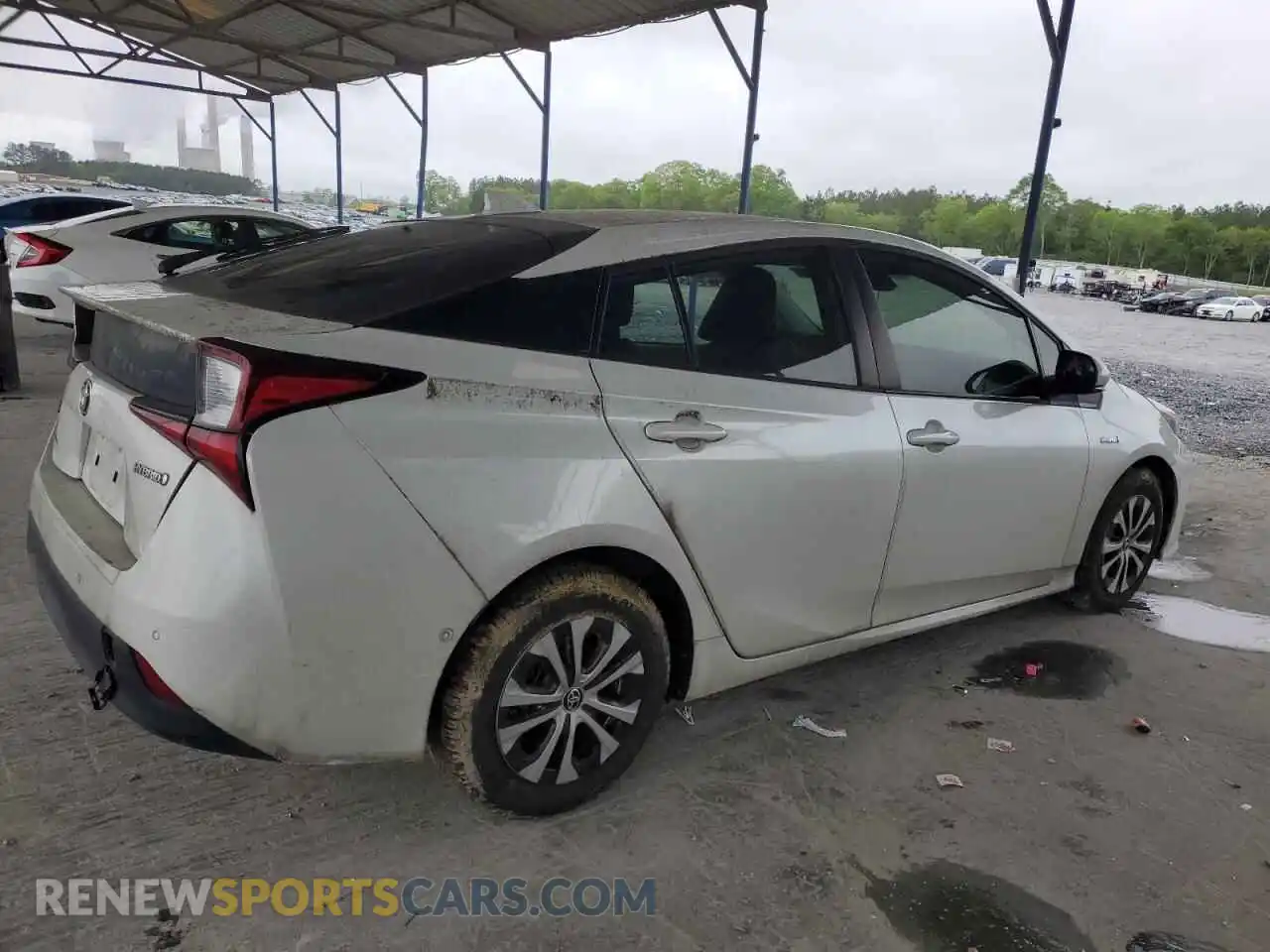 3 Фотография поврежденного автомобиля JTDL9MFU6M3030578 TOYOTA PRIUS 2021