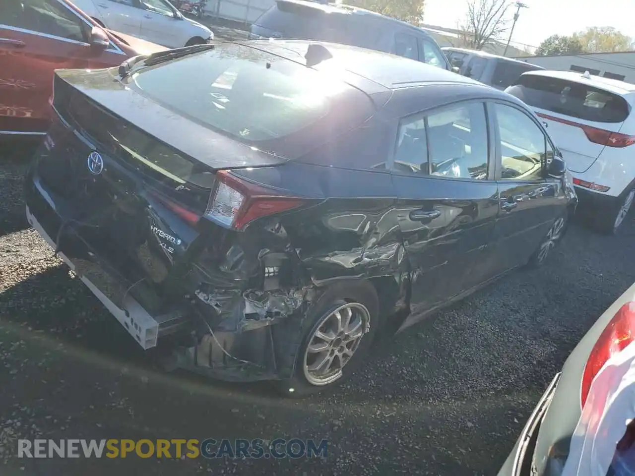 3 fotografías del automóvil dañado JTDL9MFU7M3023316 TOYOTA PRIUS 2021