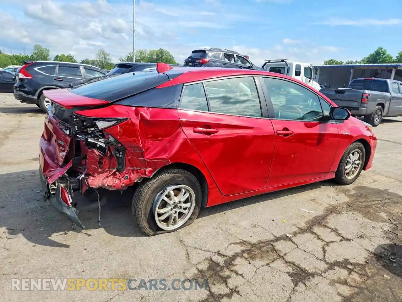 3 Photograph of a damaged car JTDL9MFU7M3025244 TOYOTA PRIUS 2021