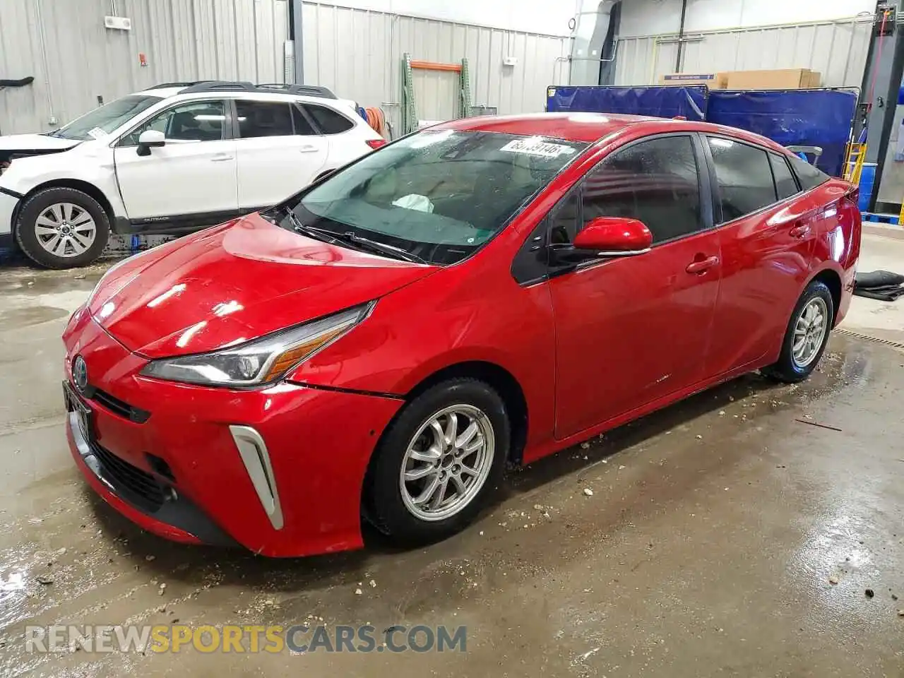 1 Photograph of a damaged car JTDL9MFU7M3025471 TOYOTA PRIUS 2021