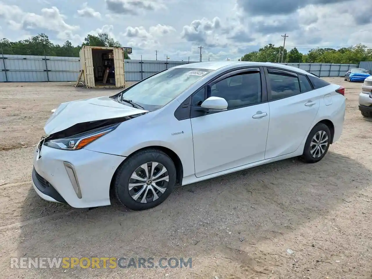 1 Photograph of a damaged car JTDL9MFU7M3030797 TOYOTA PRIUS 2021