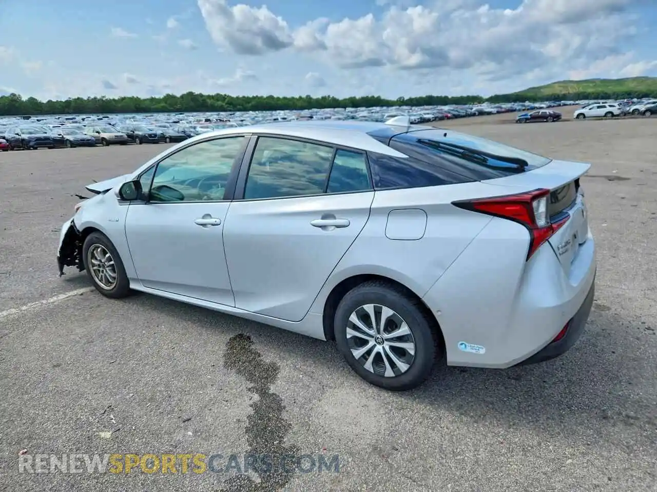 2 Фотография поврежденного автомобиля JTDL9MFU8M3028332 TOYOTA PRIUS 2021