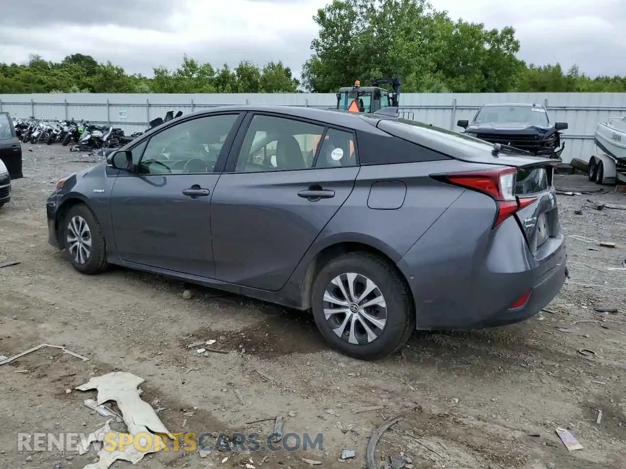 2 Photograph of a damaged car JTDL9MFU9M3029053 TOYOTA PRIUS 2021