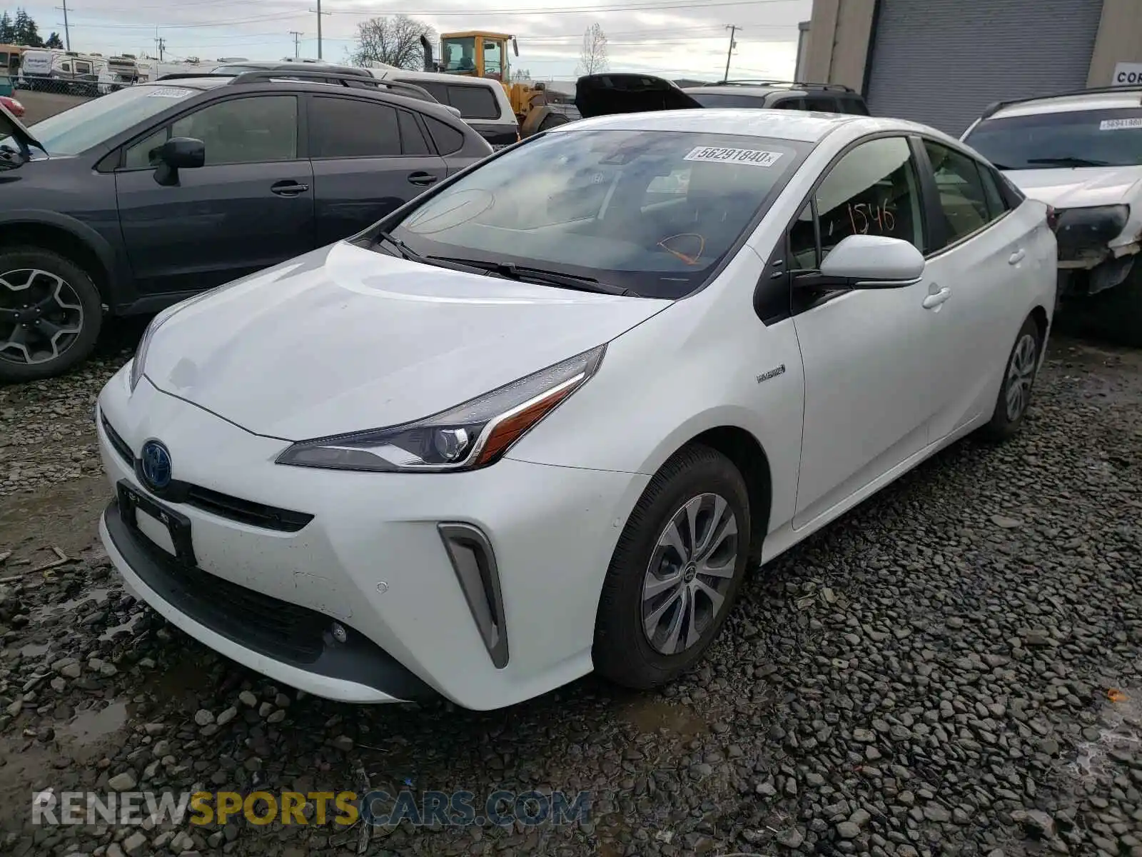 2 Photograph of a damaged car JTDL9MFUXM3023245 TOYOTA PRIUS 2021