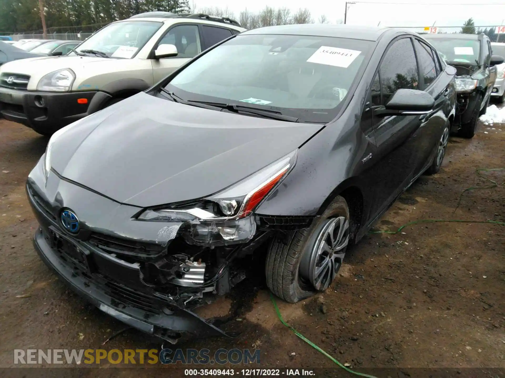 2 Photograph of a damaged car JTDL9MFUXM3024525 TOYOTA PRIUS 2021