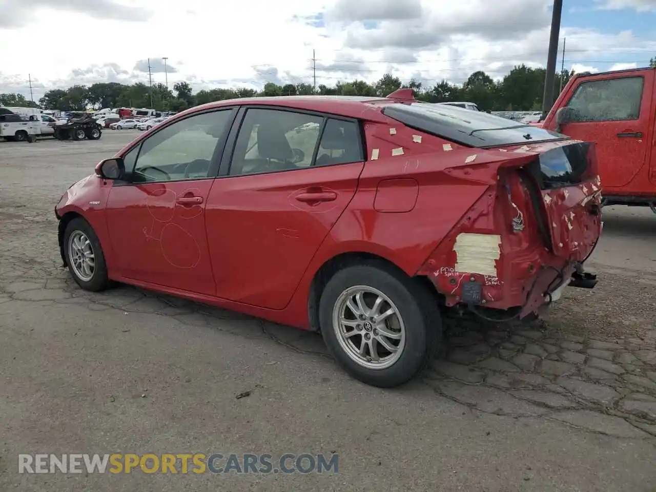 2 Photograph of a damaged car JTDL9MFUXM3030440 TOYOTA PRIUS 2021