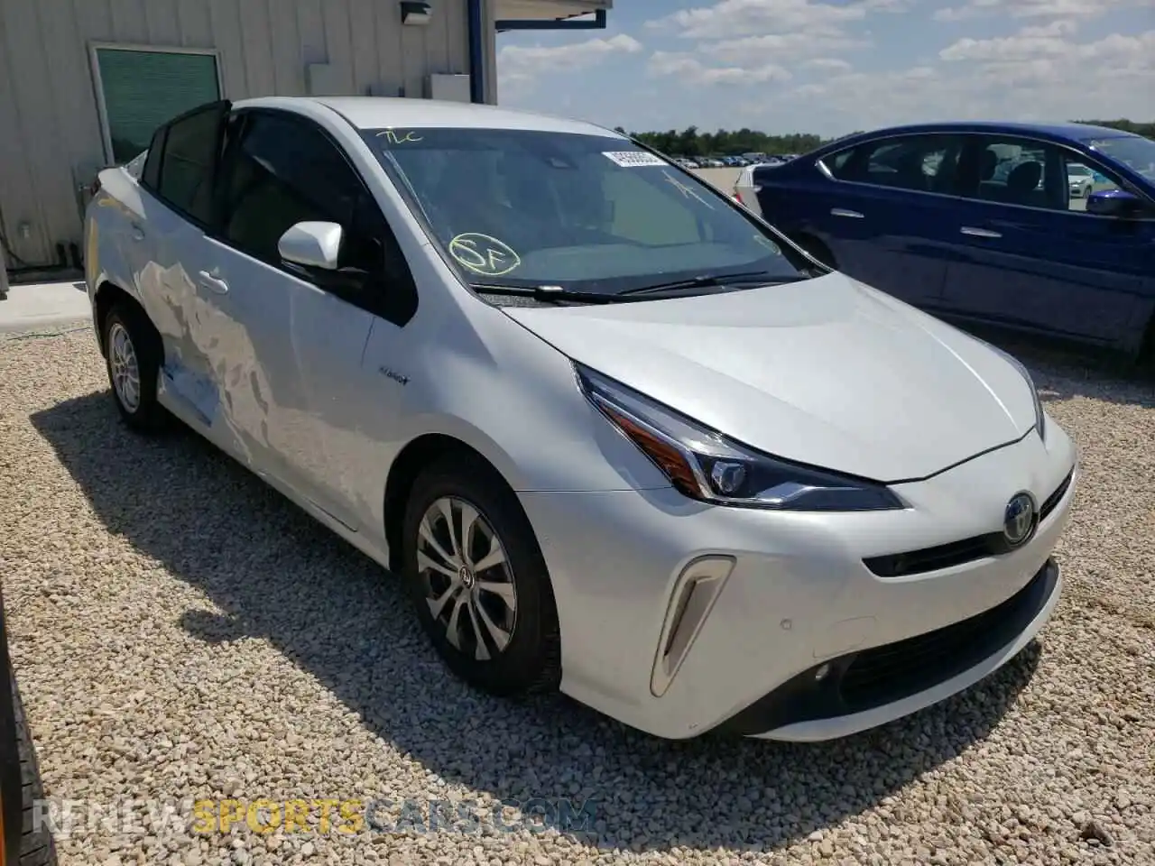 1 Photograph of a damaged car JTDL9MFUXM3031197 TOYOTA PRIUS 2021